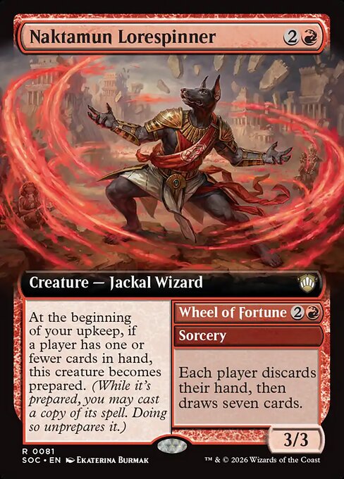 Naktamun Lorespinner // Wheel of Fortune (Foil)