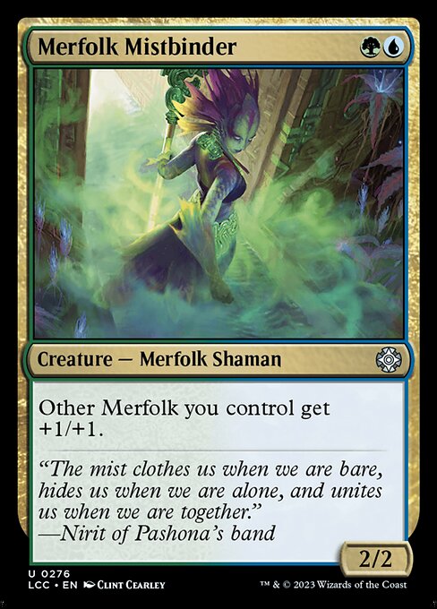 Other Merfolk you control get +1/+1.
