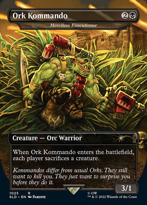 When Merciless Executioner enters the battlefield, each player sacrifices a creature.