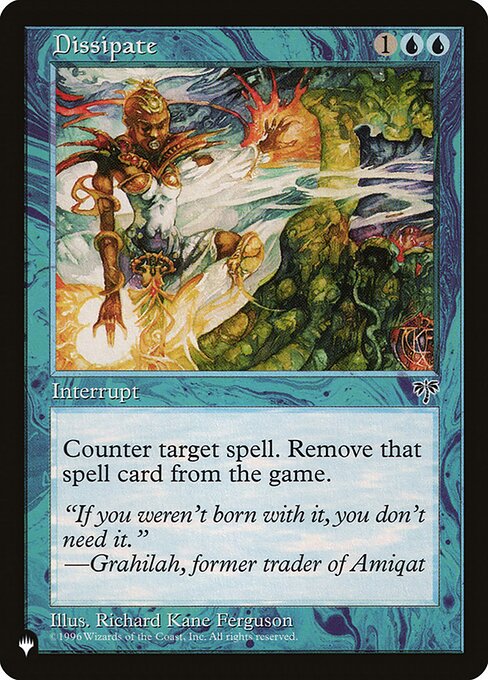 Counter target spell. If that spell is countered this way, exile it instead of putting it into its owner's graveyard.