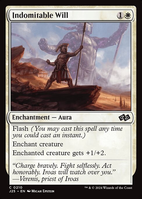 Flash (You may cast this spell any time you could cast an instant.)
Enchant creature
Enchanted creature gets +1/+2.