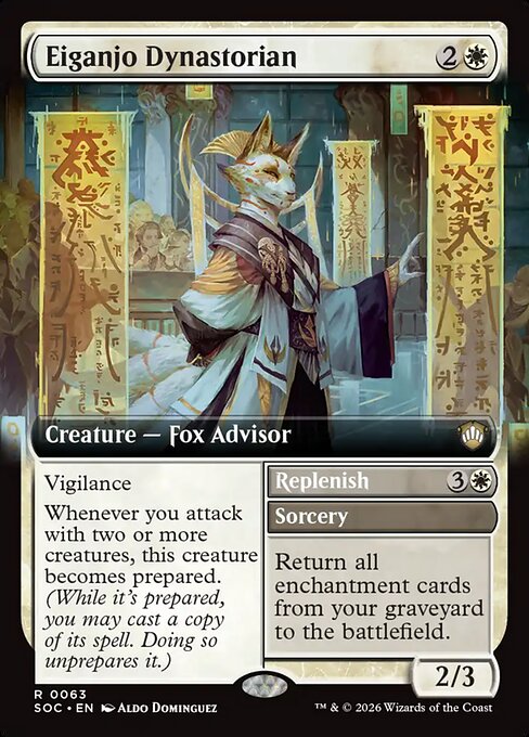Eiganjo Dynastorian // Replenish (Foil)