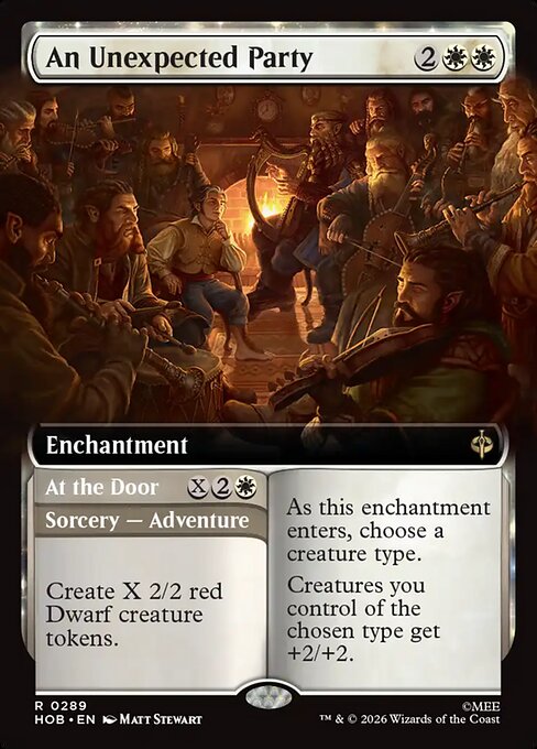 An Unexpected Party // At the Door (Foil)
