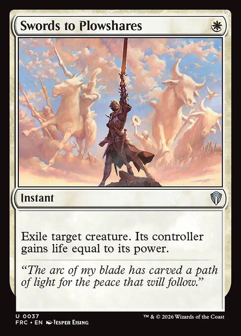 Swords to Plowshares (Foil)