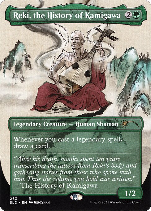 Whenever you cast a legendary spell, draw a card.