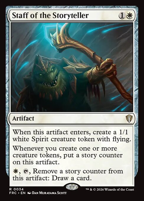 Staff of the Storyteller (Foil)