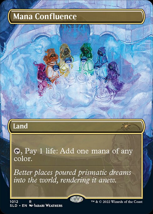 {T}, Pay 1 life: Add one mana of any color.