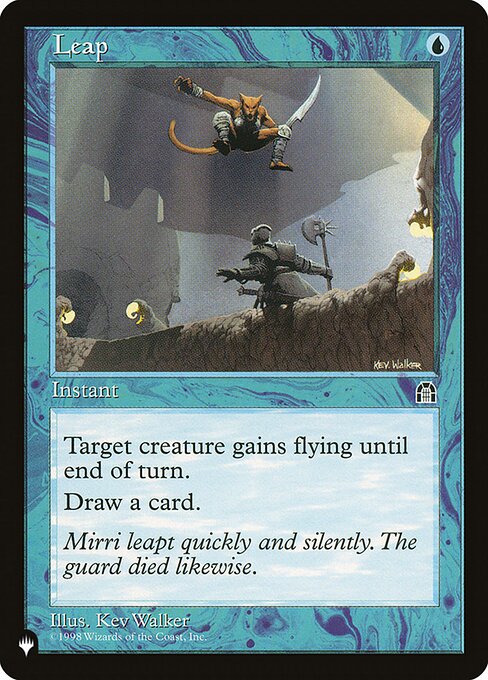 Target creature gains flying until end of turn.
Draw a card.