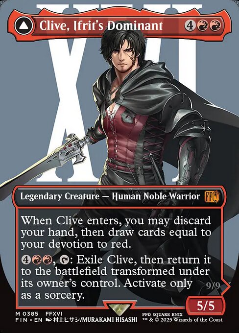 Clive, Ifrit's Dominant // Ifrit, Warden of Inferno (Foil)