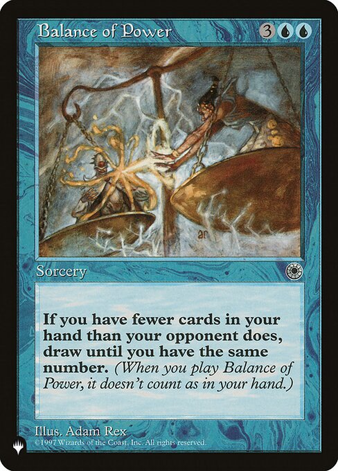 If target opponent has more cards in hand than you, draw cards equal to the difference.