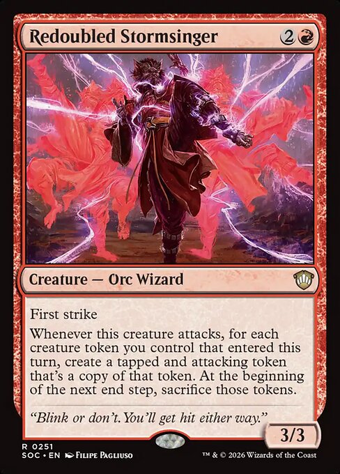 Redoubled Stormsinger (Foil)