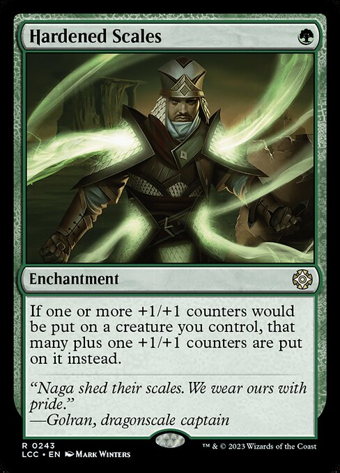 If one or more +1/+1 counters would be put on a creature you control, that many plus one +1/+1 counters are put on it instead.