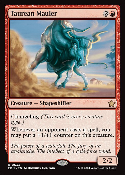 Changeling (This card is every creature type.)
Whenever an opponent casts a spell, you may put a +1/+1 counter on this creature.