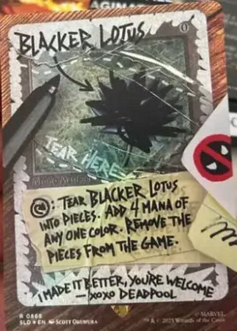 {T}: Tear this artifact into pieces. Add four mana of any one color. Remove the pieces from the game.