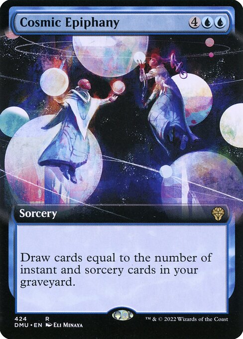 Draw cards equal to the number of instant and sorcery cards in your graveyard.