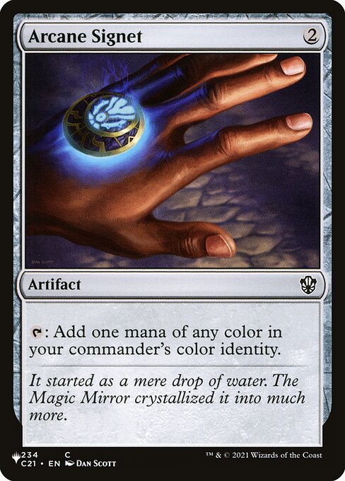{T}: Add one mana of any color in your commander's color identity.