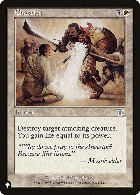 Destroy target attacking creature. You gain life equal to its power.