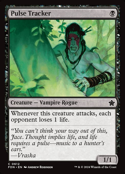 Whenever this creature attacks, each opponent loses 1 life.