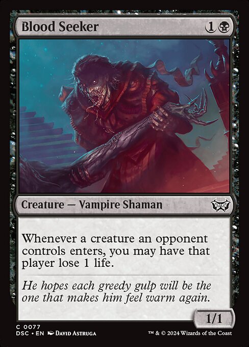 Whenever a creature an opponent controls enters, you may have that player lose 1 life.