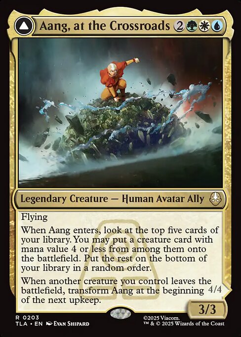 Aang, at the Crossroads // Aang, Destined Savior (Foil)