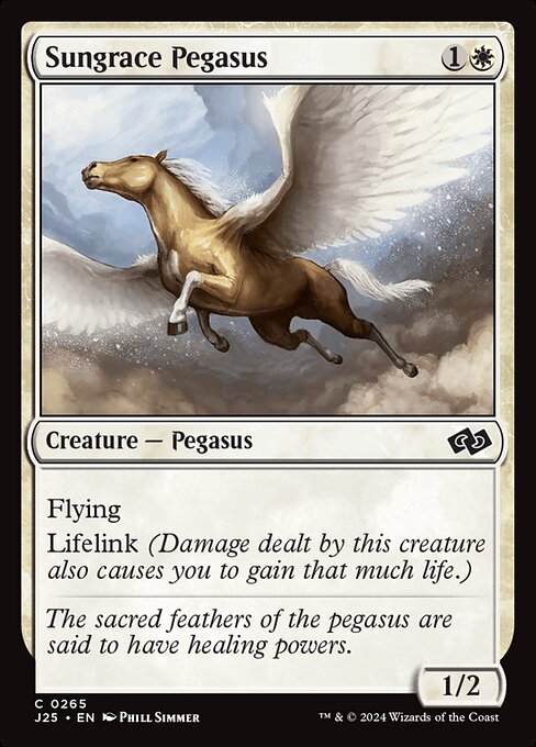 Flying
Lifelink (Damage dealt by this creature also causes you to gain that much life.)
