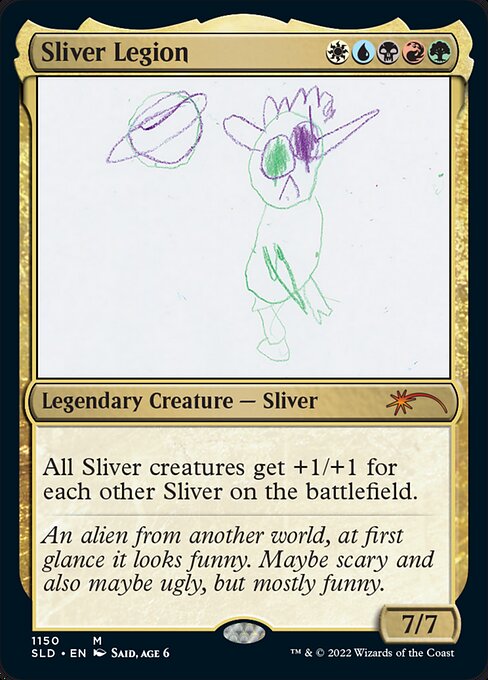 All Sliver creatures get +1/+1 for each other Sliver on the battlefield.