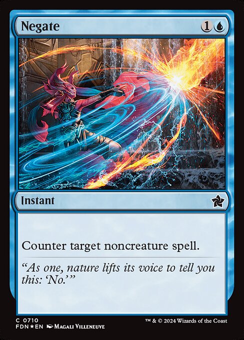 Counter target noncreature spell.