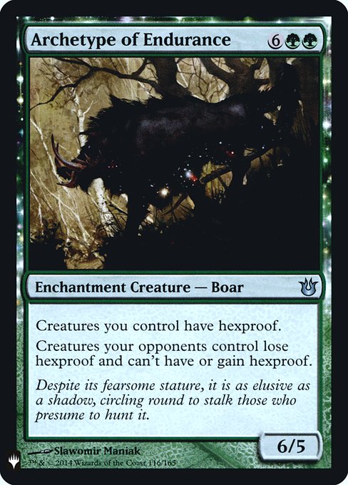 Creatures you control have hexproof.
Creatures your opponents control lose hexproof and can't have or gain hexproof.