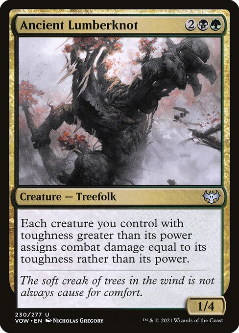 Each creature you control with toughness greater than its power assigns combat damage equal to its toughness rather than its power.