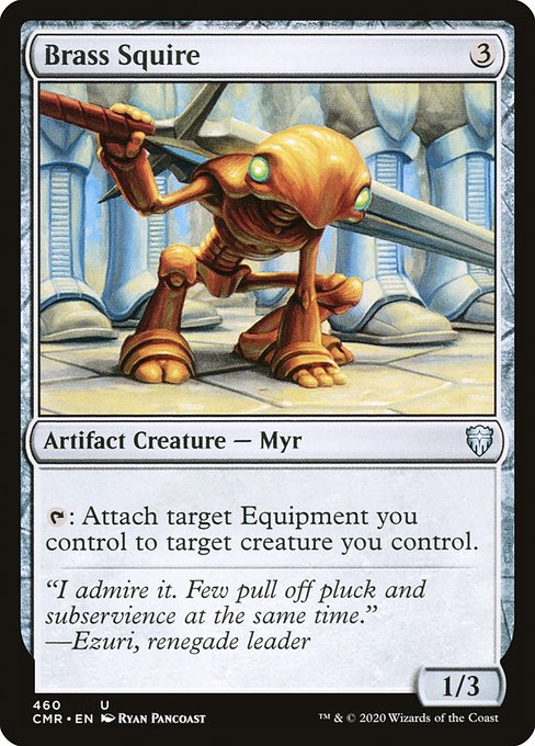 {T}: Attach target Equipment you control to target creature you control.