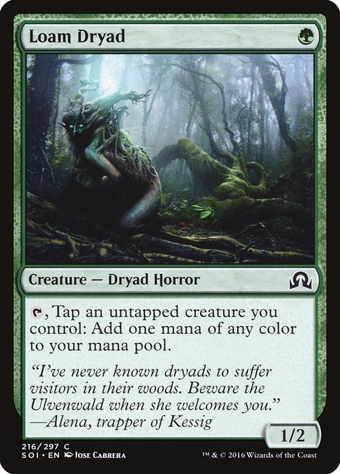 {T}, Tap an untapped creature you control: Add one mana of any color.