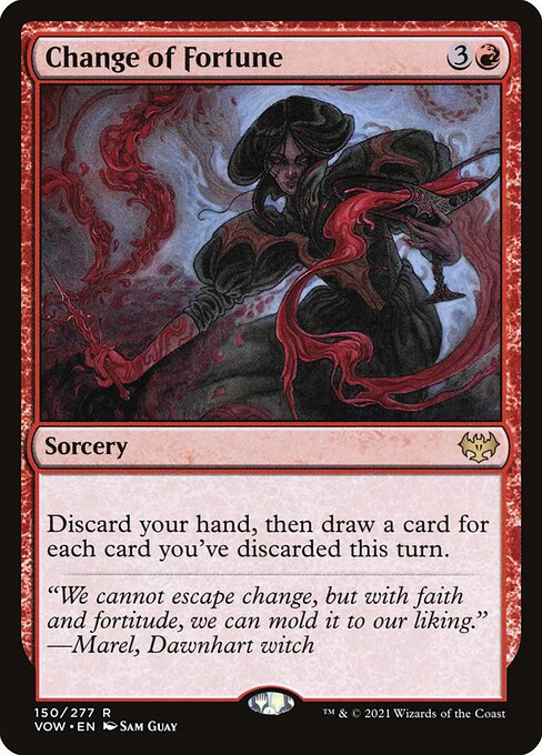 Discard your hand, then draw a card for each card you've discarded this turn.