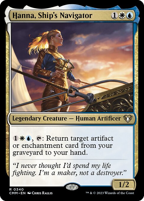 {1}{W}{U}, {T}: Return target artifact or enchantment card from your graveyard to your hand.