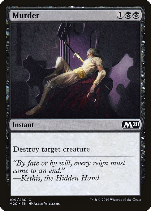 Destroy target creature.