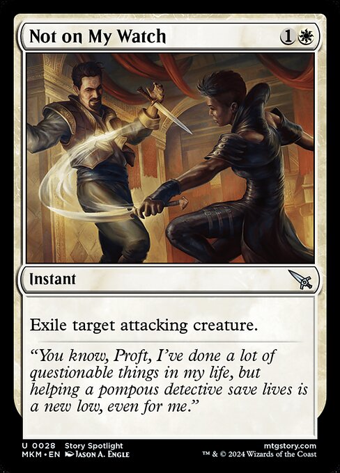 Exile target attacking creature.