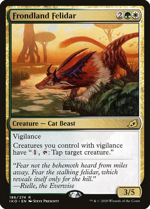 Vigilance
Creatures you control with vigilance have "{1}, {T}: Tap target creature."